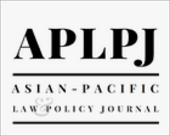 Asian-Pacific Law & Policy Journal: Volume 9, Issue 1
